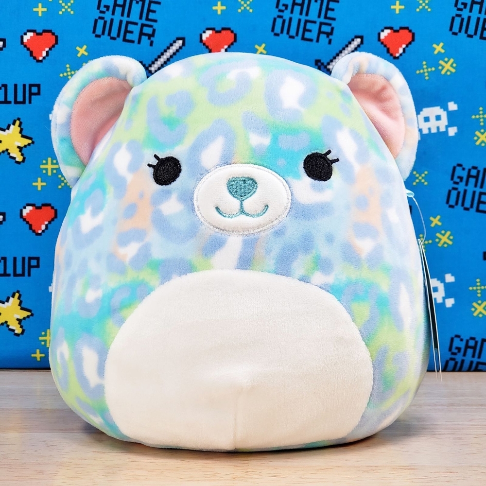 Squishmallow Lindsay the Cheetah Leopard 8" UltraSoft Stuffed Animal Plush NWT
